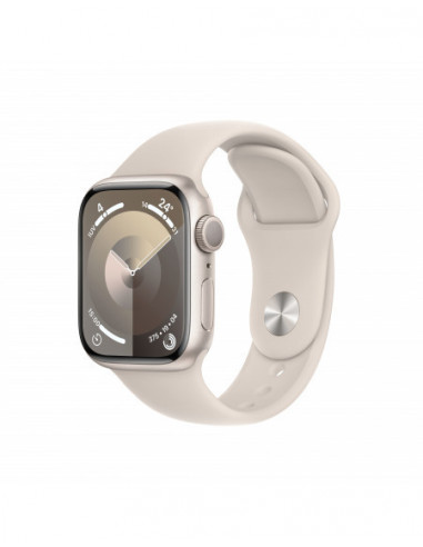 Apple Watch Series 9 GPS 41mm Cassa in alluminio galassia - Cinturino sport galassia - M/L