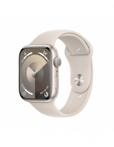 Apple Watch Series 9 GPS 45mm Cassa in alluminio galassia - Cinturino sport  galassia - M/L