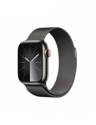 Apple Watch Series 9 GPS + Cellular 41mm Cassa in acciaio inossidabile graphite - Graphite milanese loop