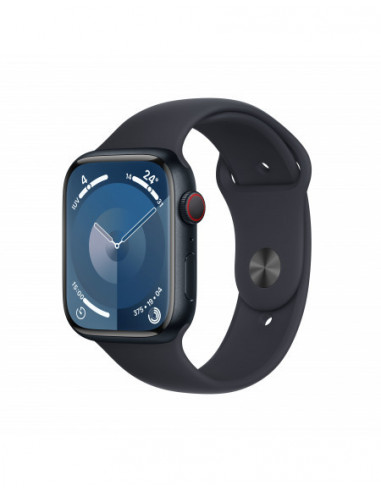 Apple Watch Series 9 GPS + Cellular 45mm Cassa in alluminio mezzanotte - mezzanotte - M/L