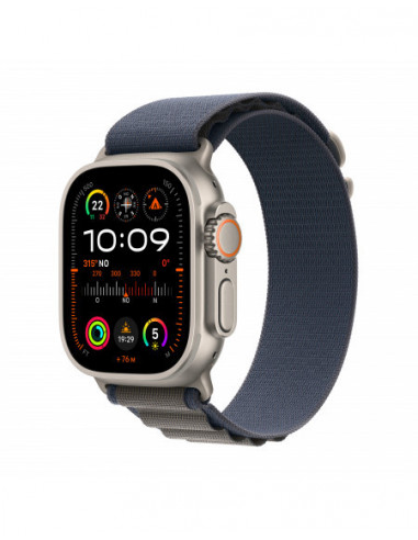 Apple Watch Ultra 2 GPS + Cellular, 49mm Cassa in titanio con blu alpine loop - large